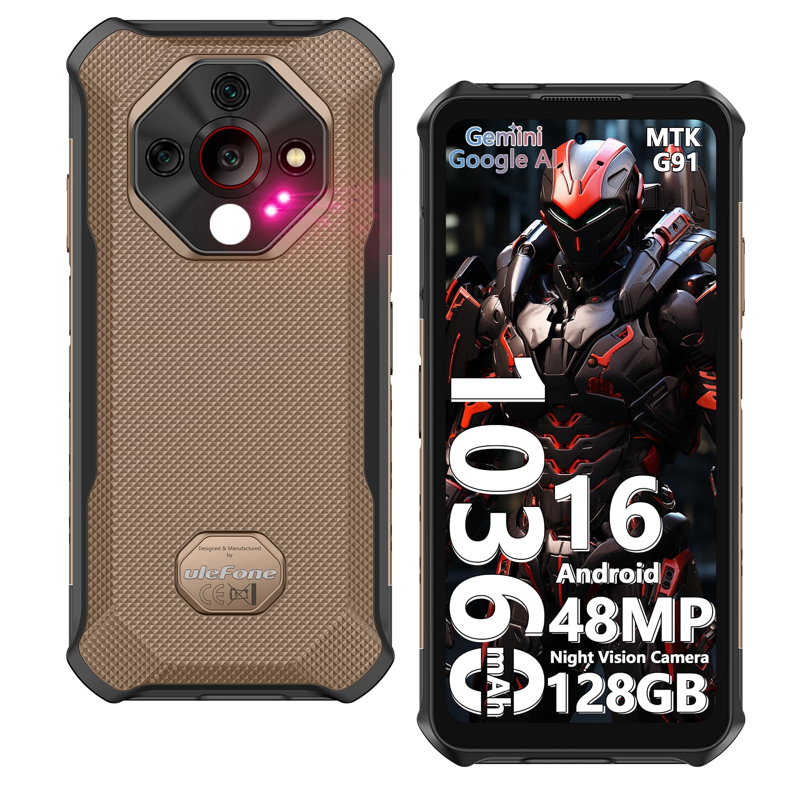 Amazon.com: Ulefone Armor X16 Rugged Smartphone, Android 16 OS